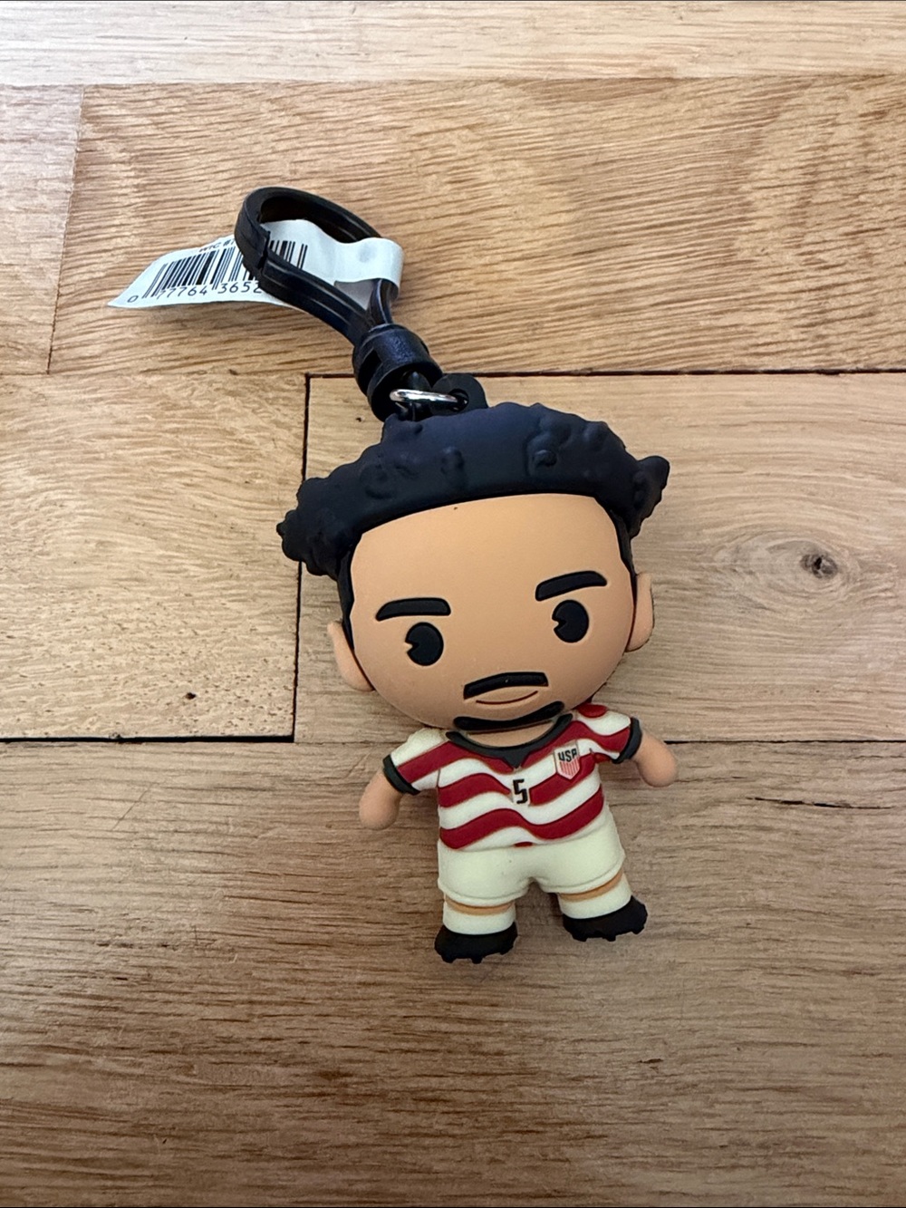 NWT USMNT #5 Antonee Robinson US Soccer Figural Bag Clip World Cup ⚽️🥅🏆